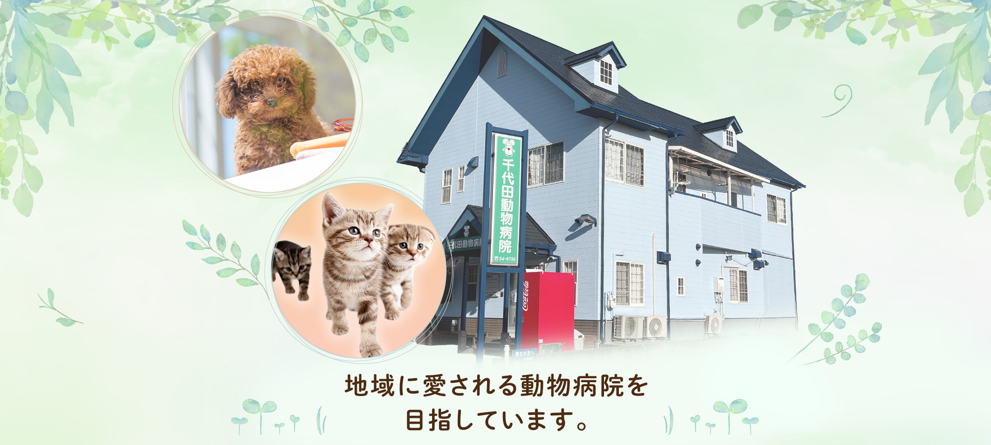 地域に愛される動物病院を目指しています。